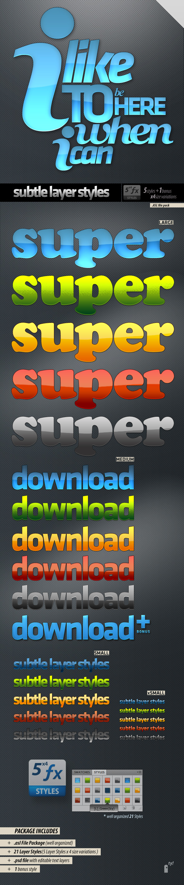 Solemn Layer Styles - Text Effects Styles