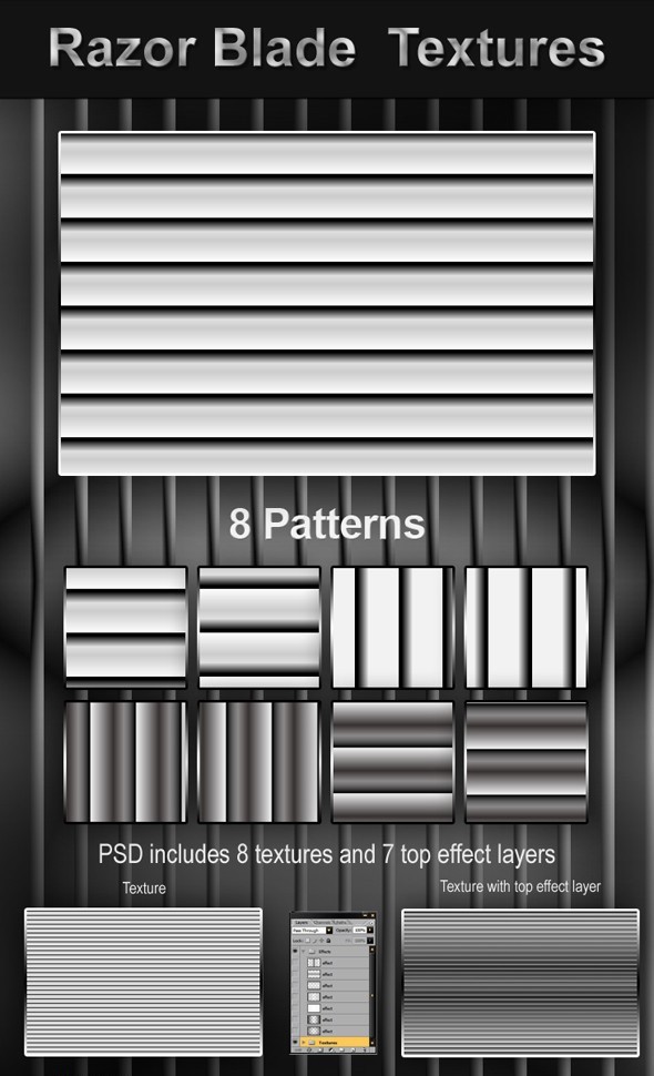 Razor Blade Textures