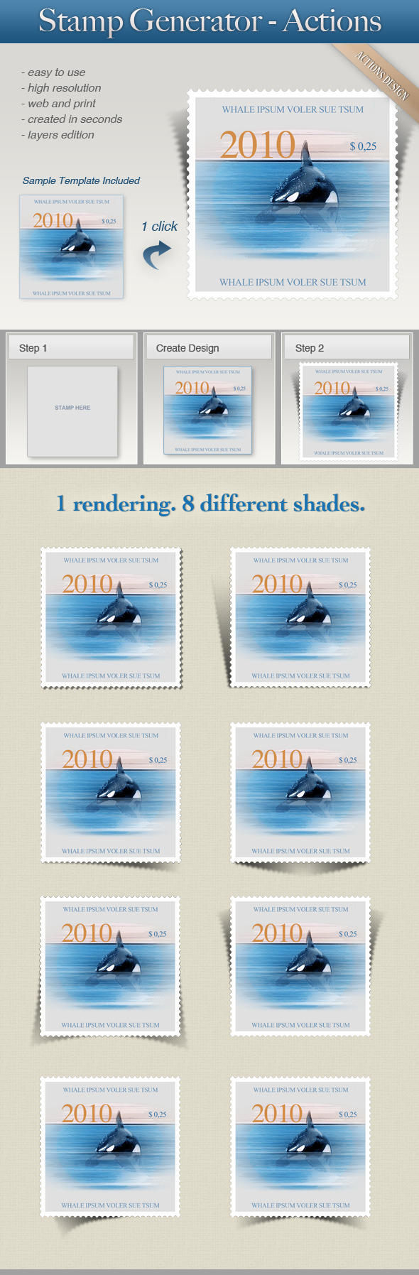 Stamp Generator - Utilities Actions
