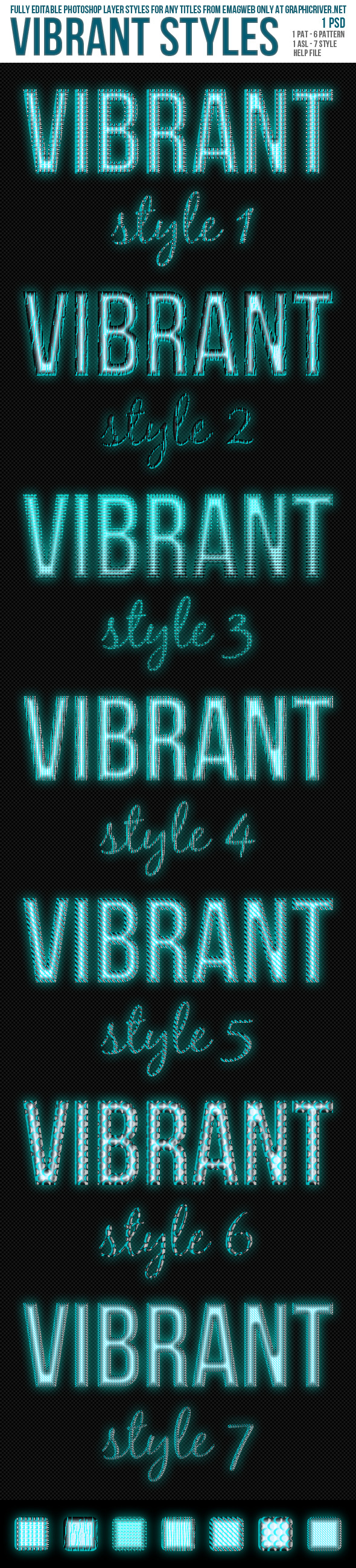 Vibrant Styles - Text Effects Styles