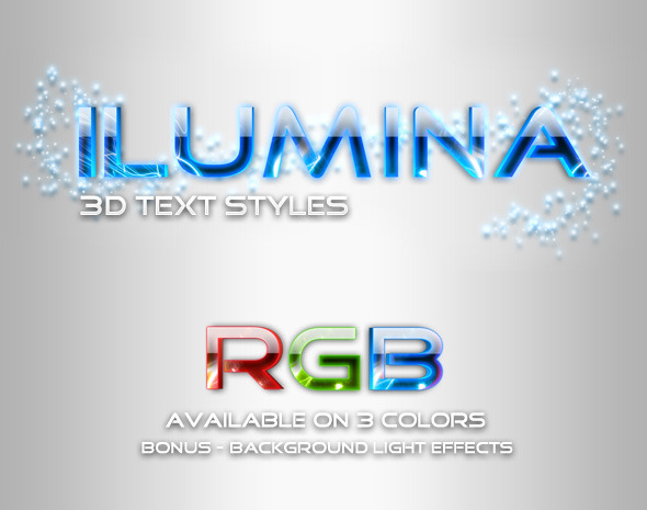 Ilumina Glowing Text Styles - Text Effects Styles