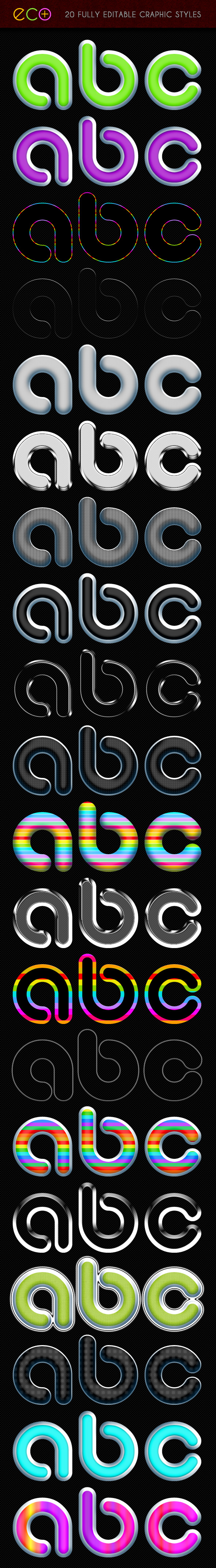 Eco Plus Styles - Text Effects Styles