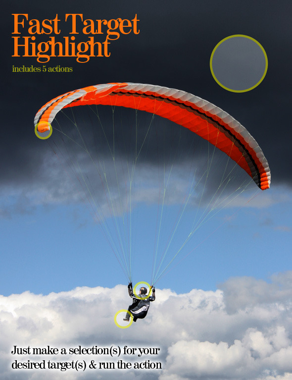 Fast Target Highlight - Photo Effects Actions