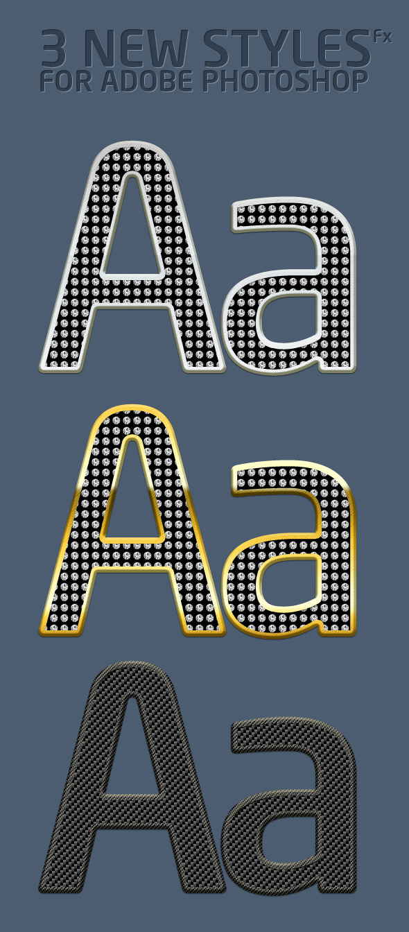 3FX Styles for Photoshop - Text Effects Styles