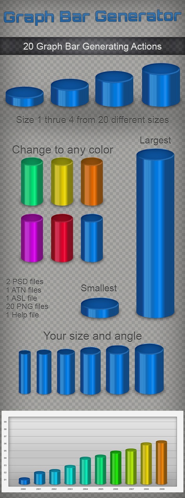 3D Graph Bars Generator - Utilities Actions