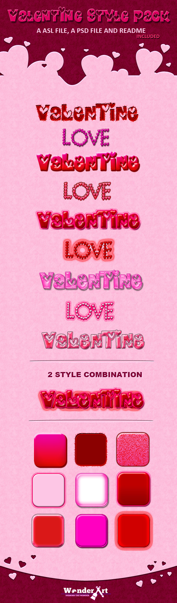 Valentine Style Pack - Text Effects Styles