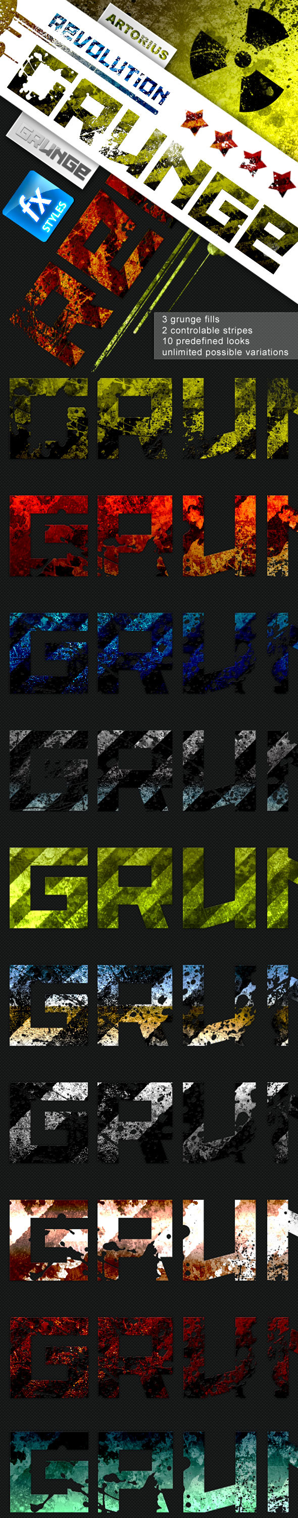 Grunge Revolution - Text Effects - Text Effects Styles