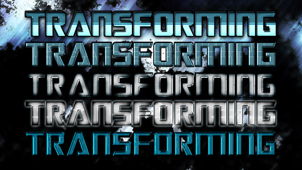 5 Photoshop styles - Text Effects Styles