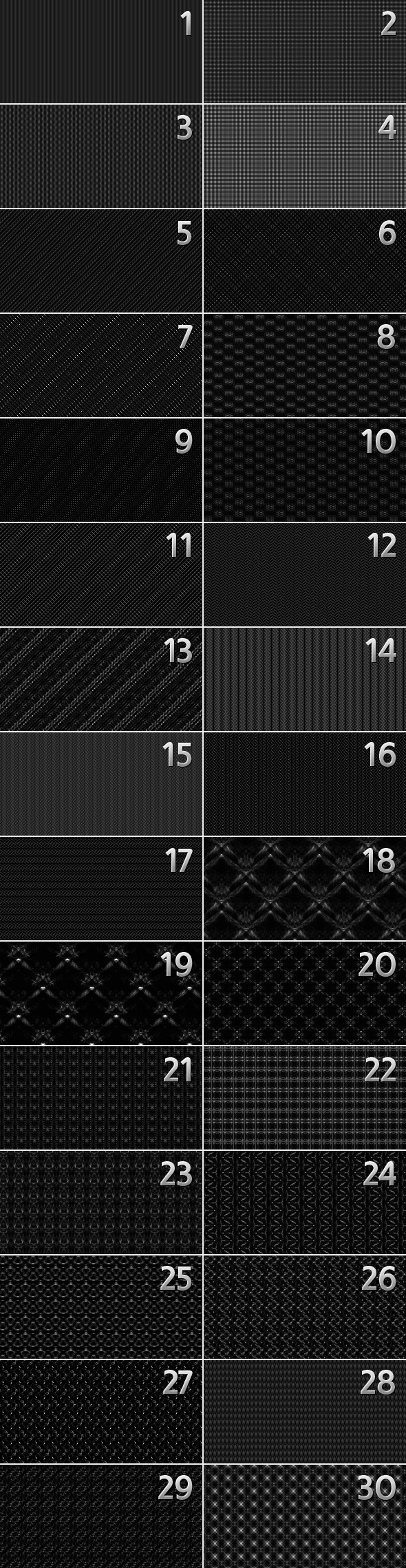 Abstract Seamless Patterns: Pack 3 - Text Effects Styles