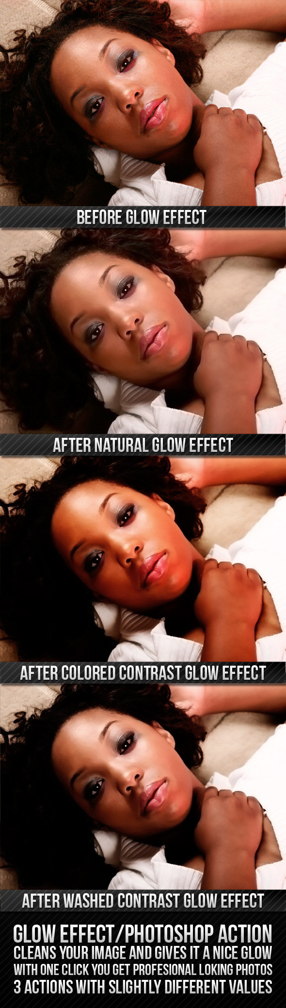 GLOW EFFECT - Photo Effects Actions
