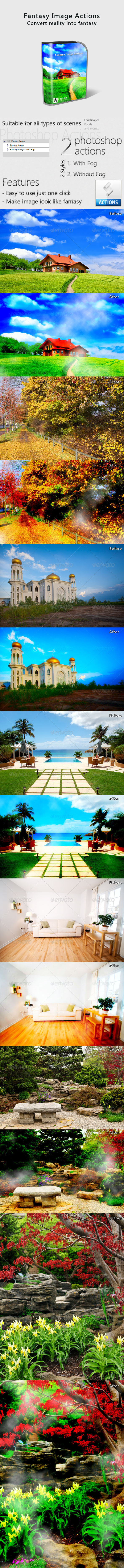 Fantasy Image Actions - Photo Effects Actions