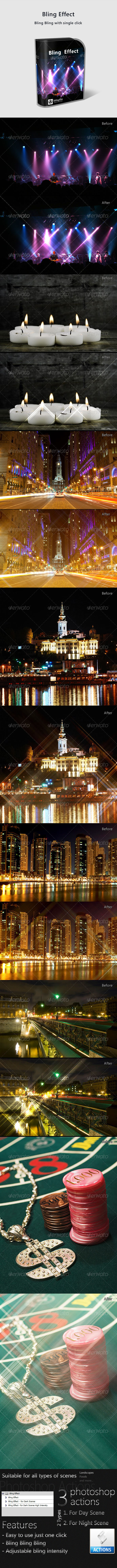 Bling Effect Action Pack - Photo Effects Actions