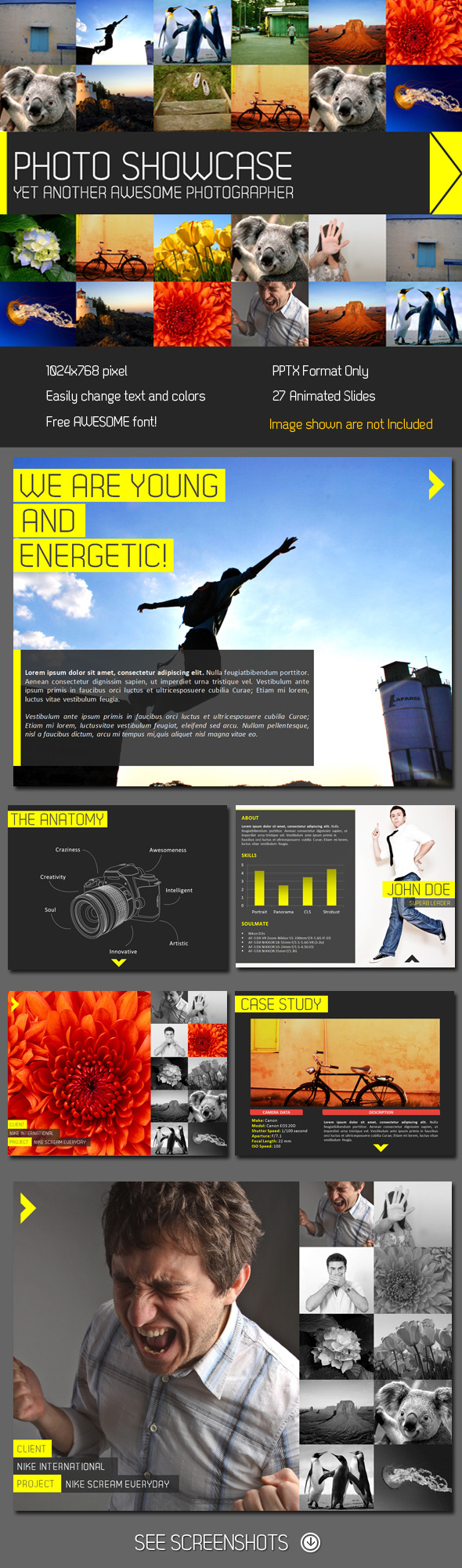 Showcase PowerPoint Presentation - Creative PowerPoint Templates