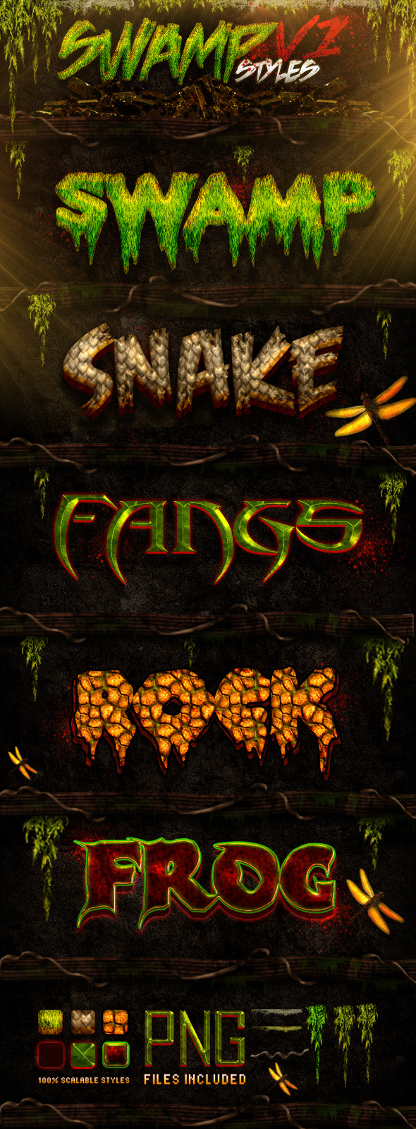 Swamp Styles - Text Effects Styles
