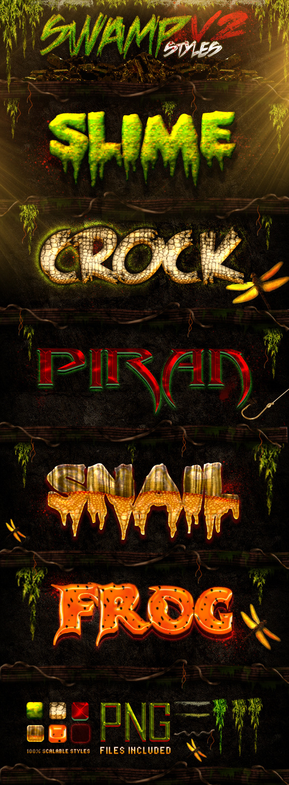 SWAMP STYLES V2 - Text Effects Styles