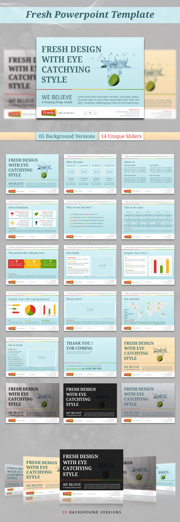Fresh PowerPoint Template