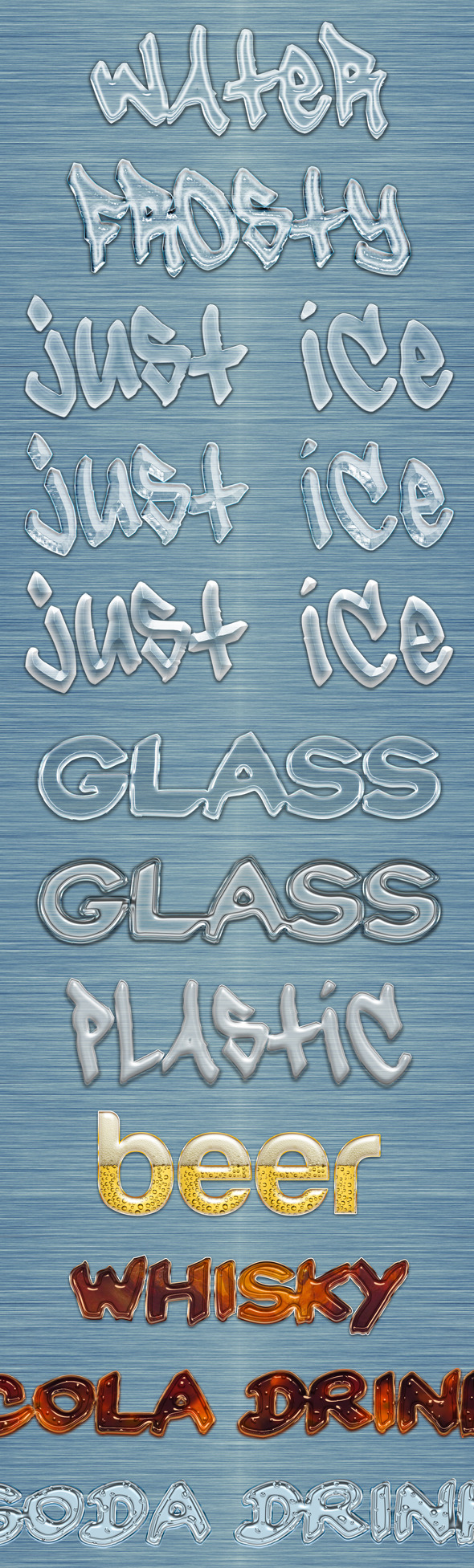 Translucent Liquid Styles