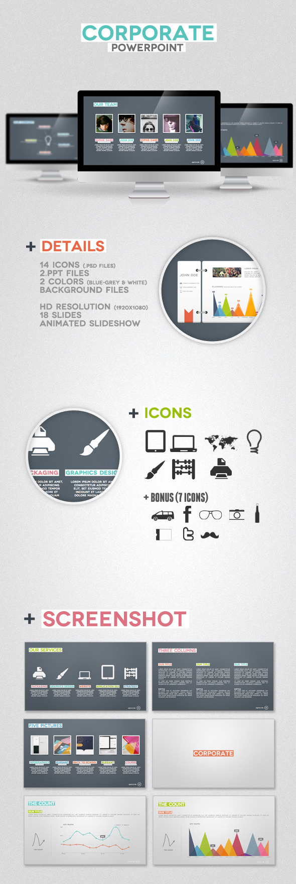 Corporate Presentation Powerpoint - Business PowerPoint Templates