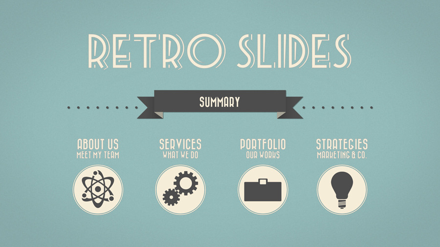 retro slides