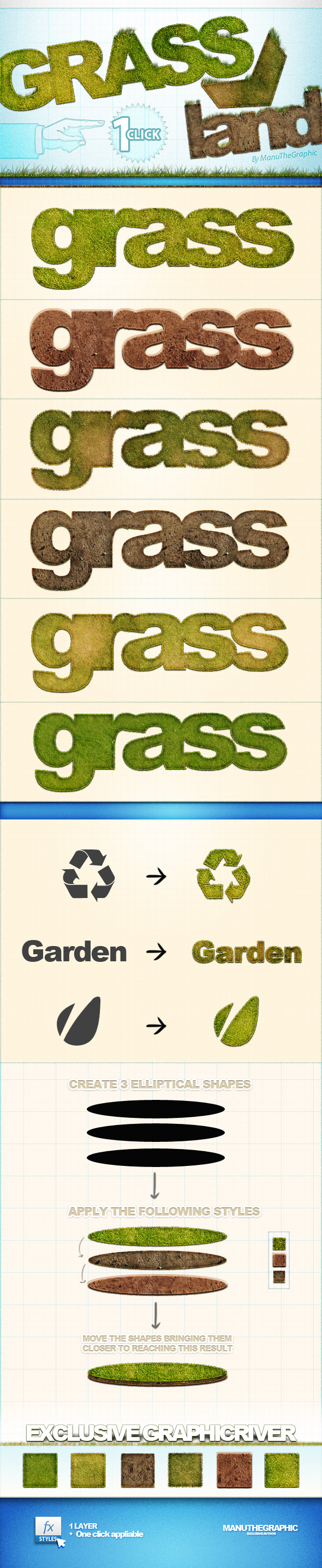 GrassAndLand Styles - Text Effects Styles
