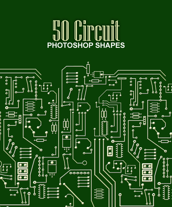 Computer Circuit Shapes - Objects Shapes
