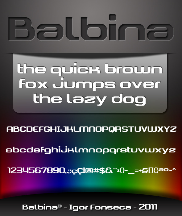 Balbina Font - Sans-Serif Fonts