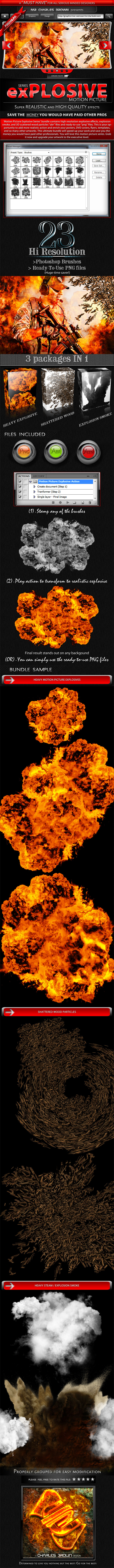 Motion Picture Explosive Series - Miscellaneous Brushes