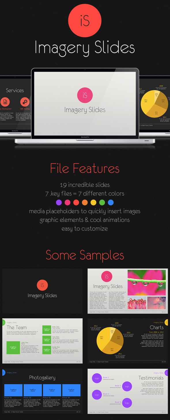 Imagery - Keynote Photography Template (Full HD) - Abstract Keynote Templates