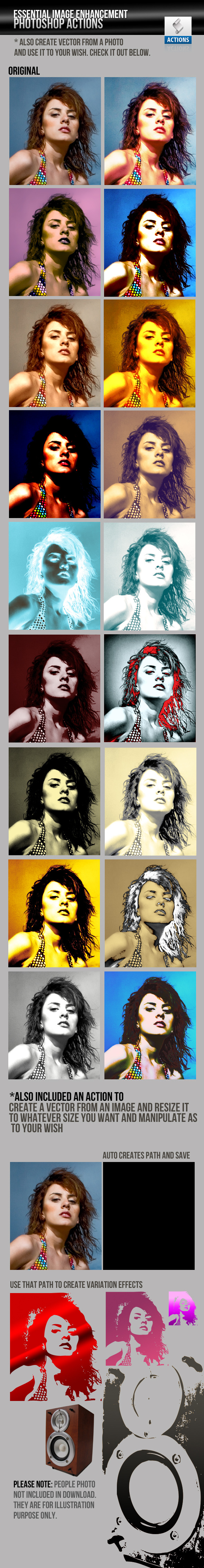 Image Enhancement / Manipulation Photoshop Actions