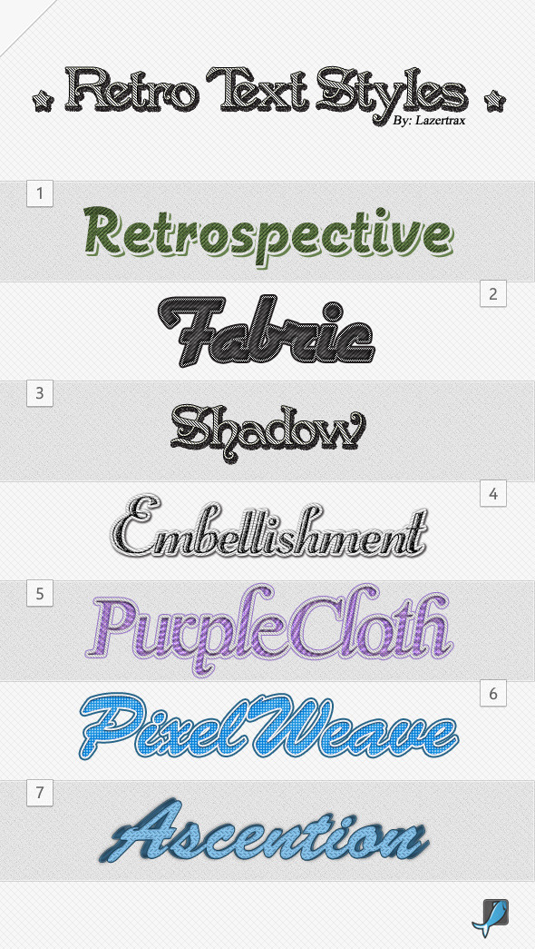 Retro Photoshop Styles - Photoshop Add-ons