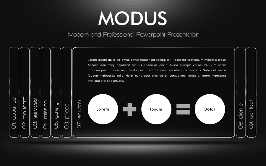 powerpoint presentations modus