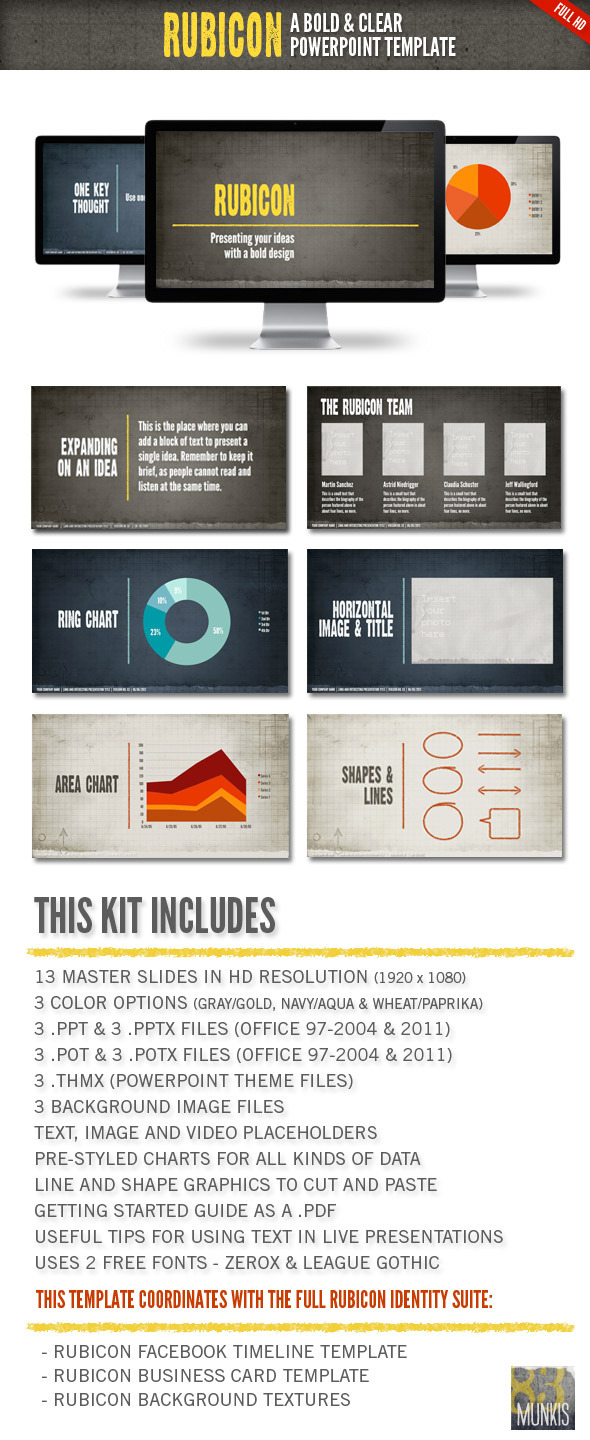 Rubicon Powerpoint Presentation Template - PowerPoint Templates Presentation Templates