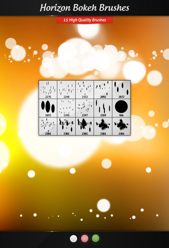 Horizon Bokeh Brushes