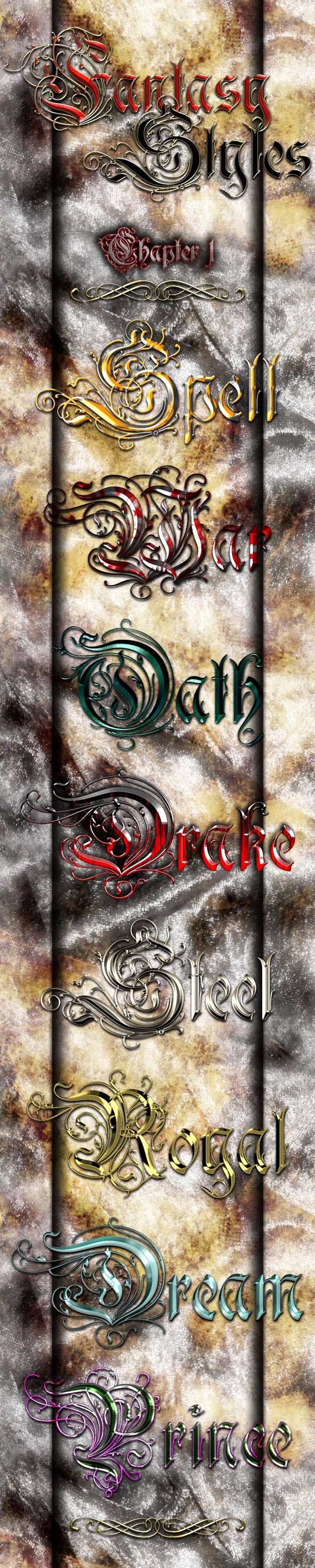 Fantasy Styles - Chapter 1 - Text Effects Styles