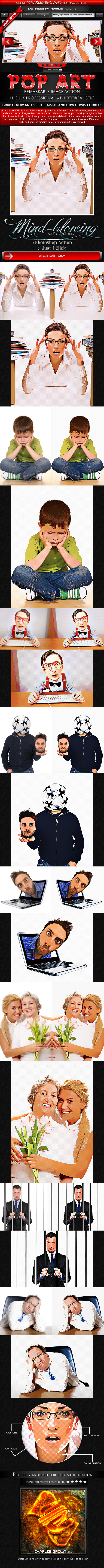 Remarkable Pop Art Image Action - Photo Effects Actions