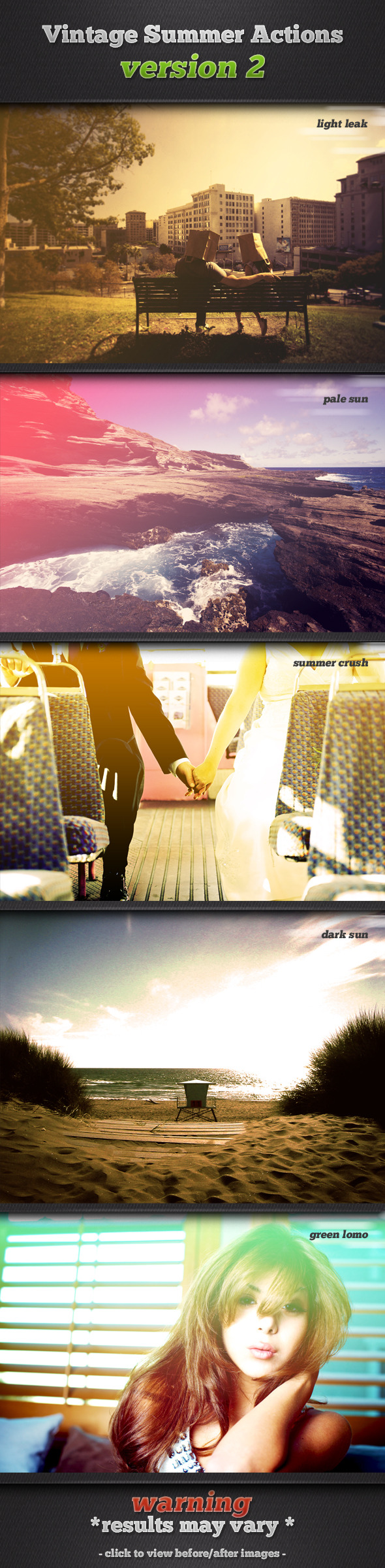 Vintage Summer Photo Actions v2