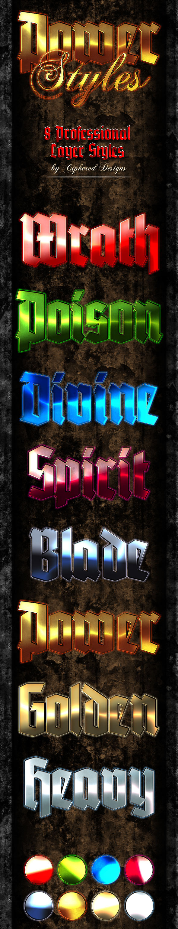 Power Styles - Text Effects Styles