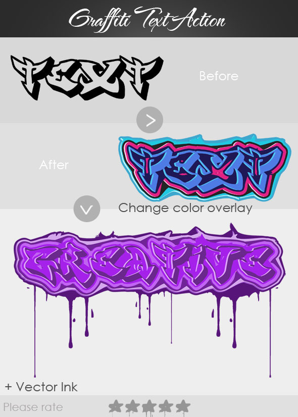 Graffiti Action - Text Effects Actions