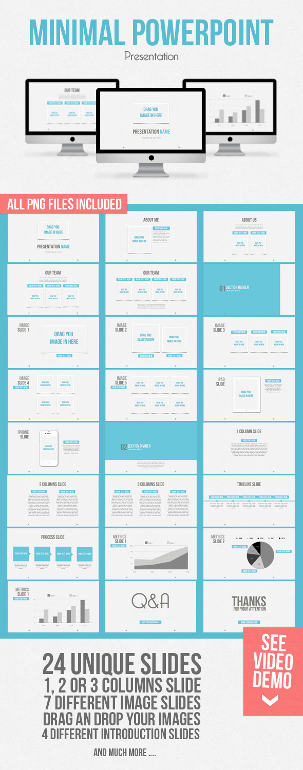 Minimal Powerpoint HD widescreen - PowerPoint Templates Presentation Templates