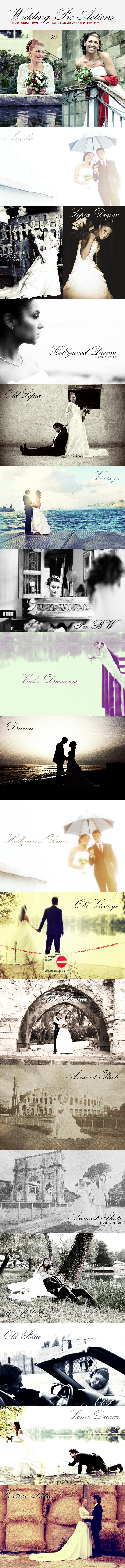 20 Wedding Pro Actions