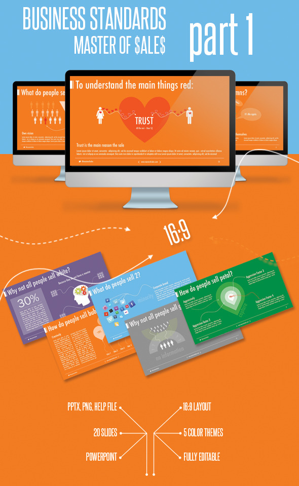 Master of Sales, Part 1 - PowerPoint Templates Presentation Templates
