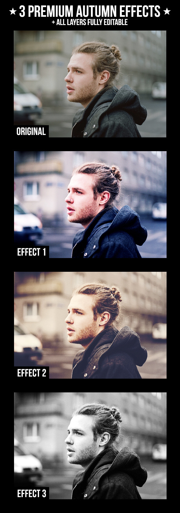 3 Premium Autumn Effects - Photo Effects Actions
