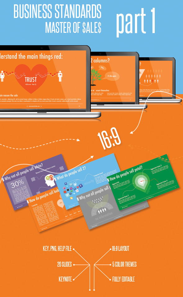 Master of Sales, Part 1. Keynote. - Business Keynote Templates