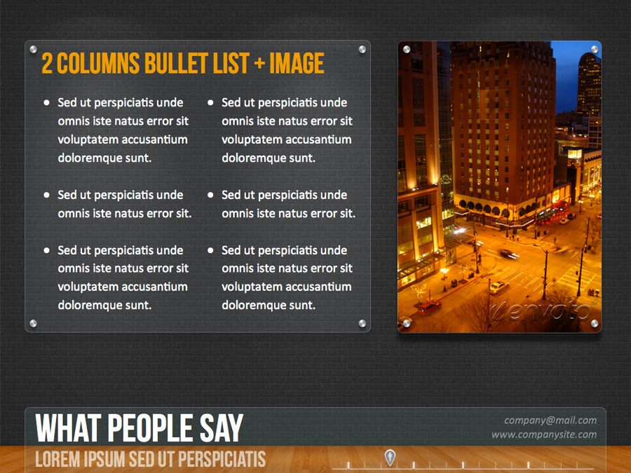 The Wall PowerPoint Template, Presentation Templates GraphicRiver