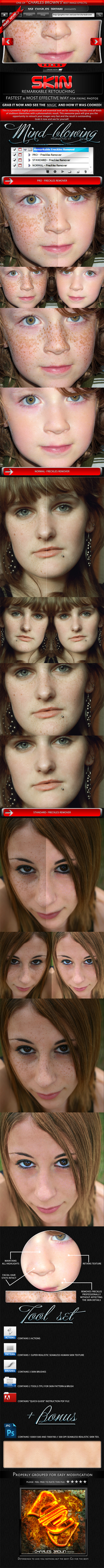 Remarkable Skin Retouching - Photo Effects Actions
