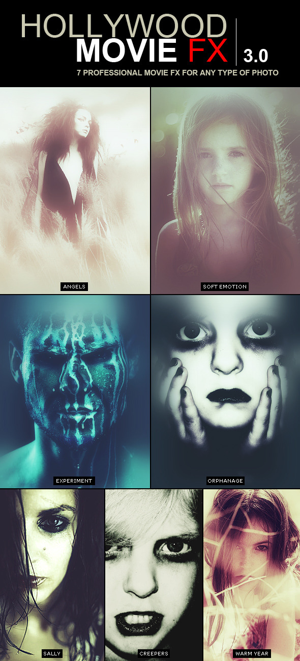 Hollywood Movie FX 3.0 | 7 Amazing Efects - Photo Effects Actions