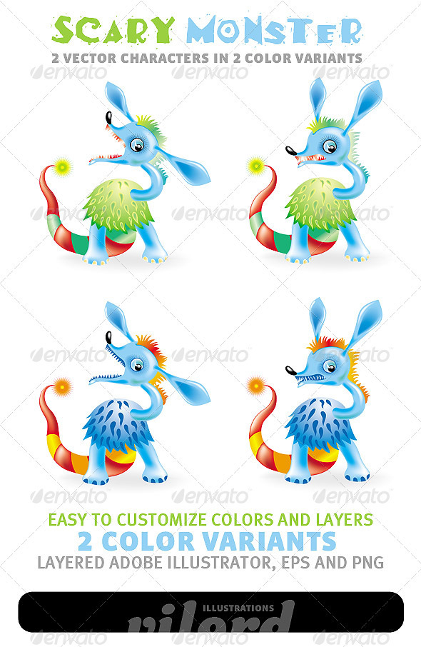 Scary Monster - Monsters Characters