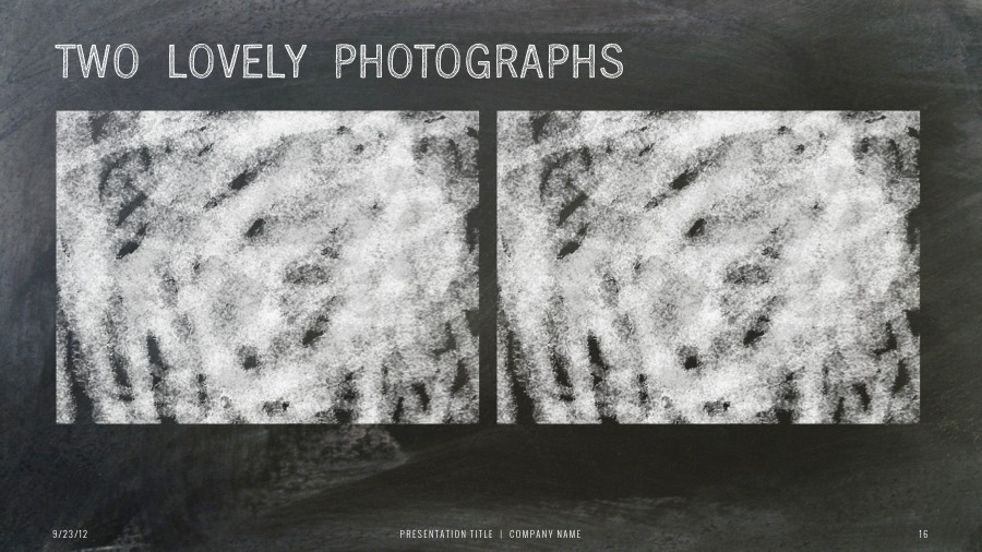 Chalk Dust Powerpoint Presentation Template by 83MUNKIS GraphicRiver