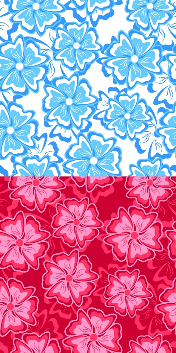Blue and Crimson Seamless Background - Textures / Fills / Patterns Illustrator