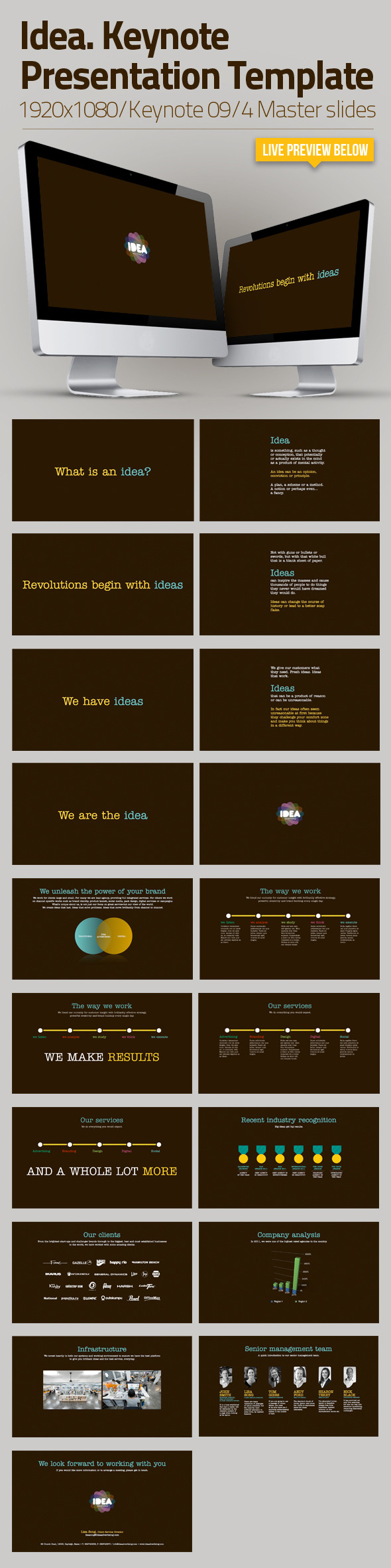 Idea | Keynote Presentation Template - Business Keynote Templates